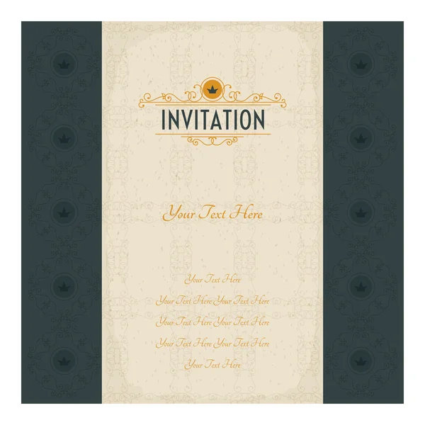 Invitación — Vector de stock