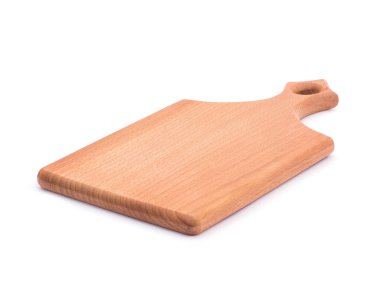 Ahşap raf üzerinde izole beyaz