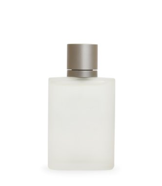 Beyaz arkaplanda izole edilmiş şişe