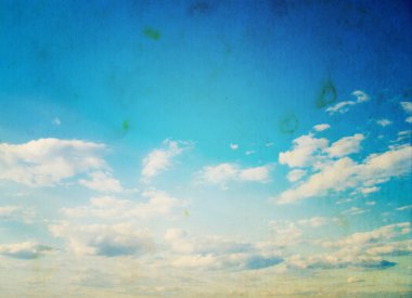 Retro gökyüzü Vintage kağıt dokusu