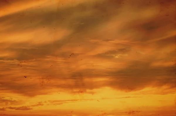 Sky background on sunset — Stock Photo, Image