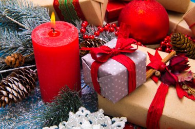 Noel dekorasyonu. tatil