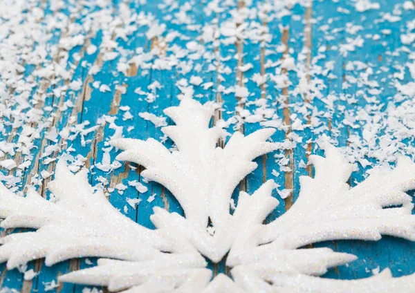 Kar taneli Noel arkaplanı — Stok fotoğraf