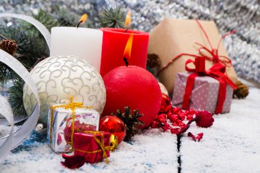 Noel dekorasyonu. tatil