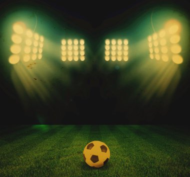 stadyum ışıkları gece ve Stadyumu