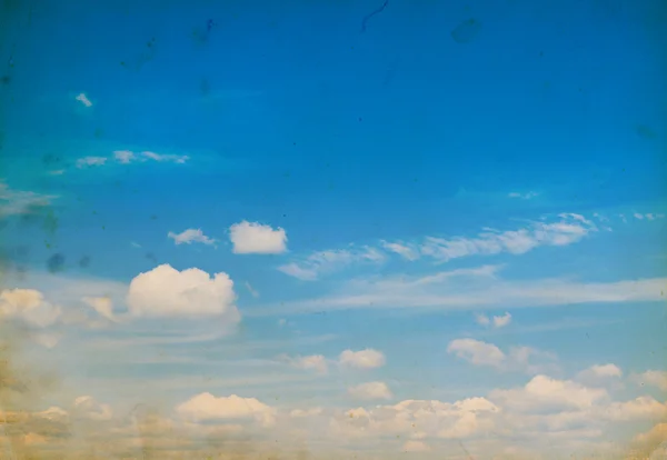 Nubes Como Fondo Cielo Vintage — Foto de Stock