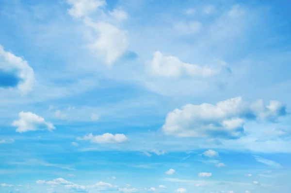 Modrá Obloha Oblačným Detailem — Stock fotografie