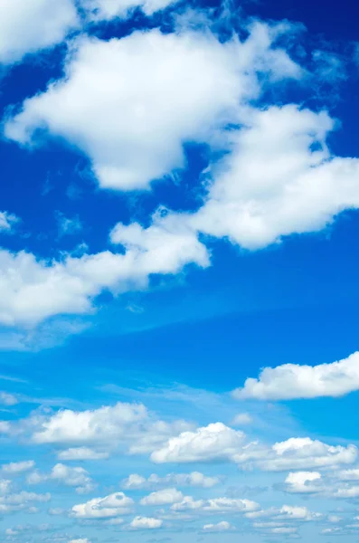 Modrá Obloha Mraky Detailní — Stock fotografie