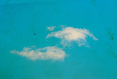 bulutlar vintage gökyüzü arka plan olarak