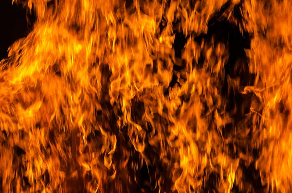 Vuur Vlam Zwart — Stockfoto