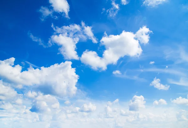 clouds in the blue sky