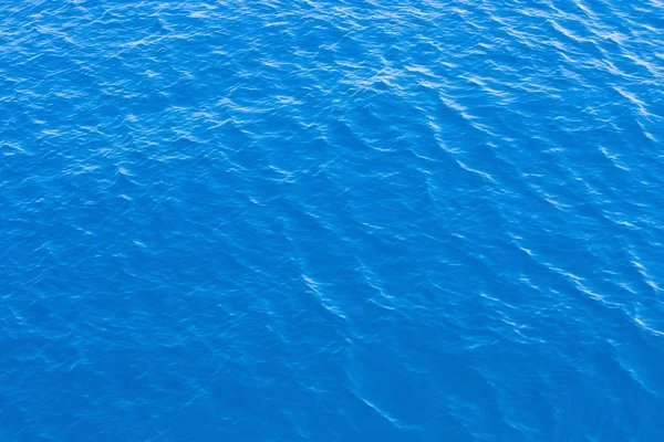 Superficie Azul Del Mar Con Olas — Foto de Stock