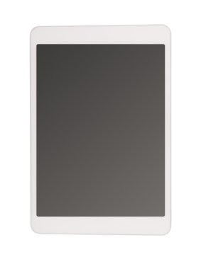 Tablet bilgisayarda beyaz