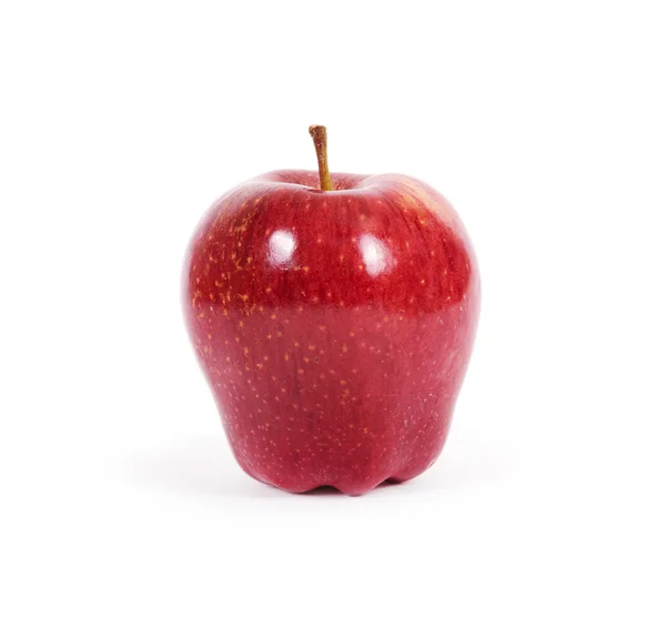 Rode Appel Witte Achtergrond — Stockfoto