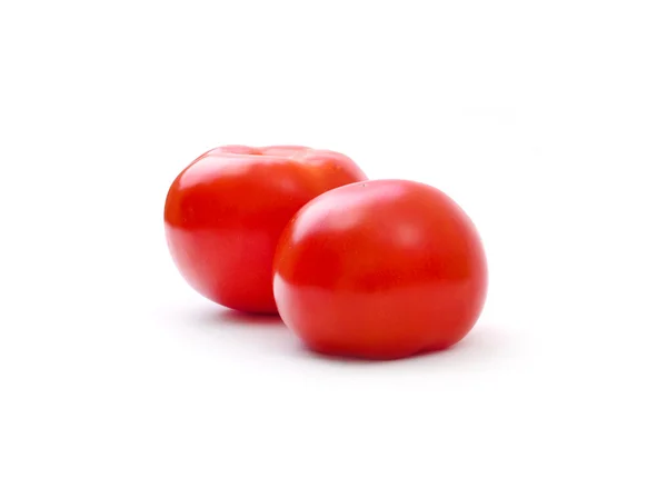 Tomate Rojo Aislado Sobre Blanco — Foto de Stock