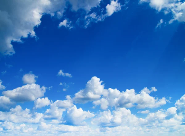 Wolken Blauwe Lucht Stockafbeelding