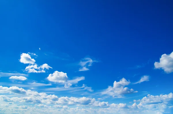 Cielo Azul Fondo Con Nubes — Foto de Stock