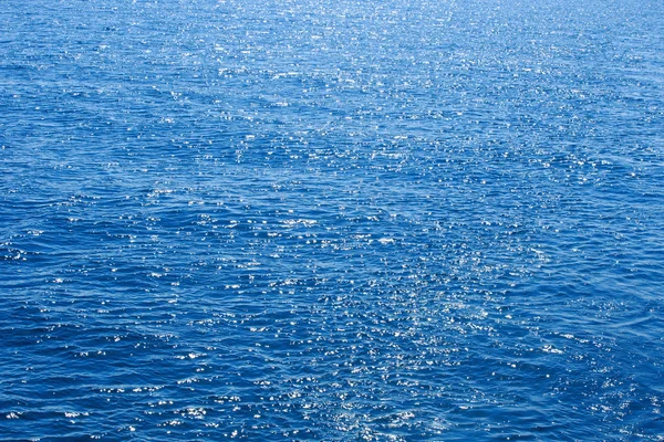 Superficie Azul Del Mar Con Olas — Foto de Stock