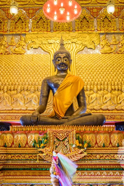Скульптура олова Будды — стоковое фото