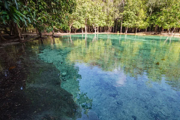 Piscina di smeraldo a Krabi Thailandia — Foto Stock