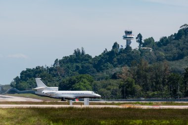 Özel uçak Phuket Havaalanı otopark 