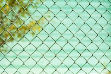 Construction grid on the blurred background. Lattice fence clipart