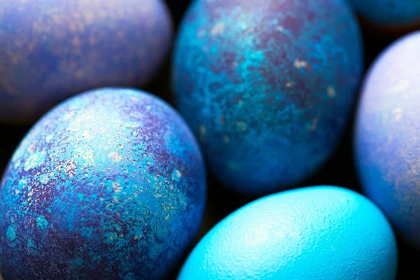 Huevos Pascua Pintados Macro Imagen — Foto de Stock