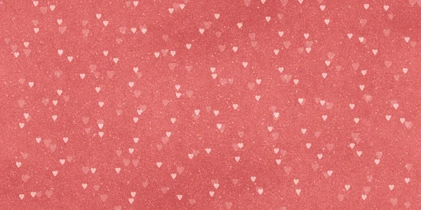 Hermoso Fondo Textura Rosa Claro Con Corazones Granos —  Fotos de Stock
