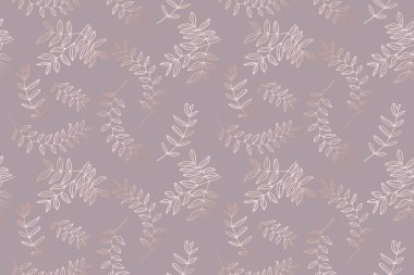 Yapraksız desen. El çizimi soyut yaz arkaplanı. Parlak gradyan efektli çizgi sanatı. Pastel sarısı pembe renkli resim.