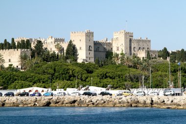 Grandmaster's Palace in Rhodes clipart