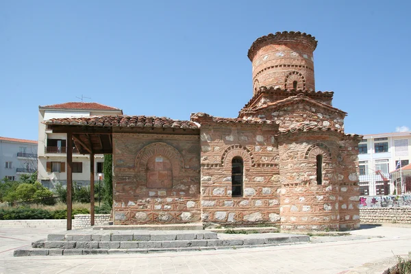 Igreja de Nossa Senhora Kumpelidiki (XI cent.). Castória — Fotografia de Stock