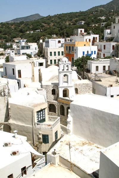 Mandrakion Est Capitale Île Nisyros Vue Haut Grèce — Photo