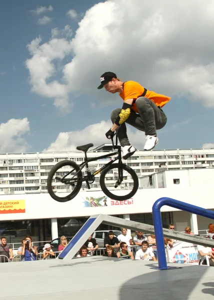 BMX závody — Stock fotografie