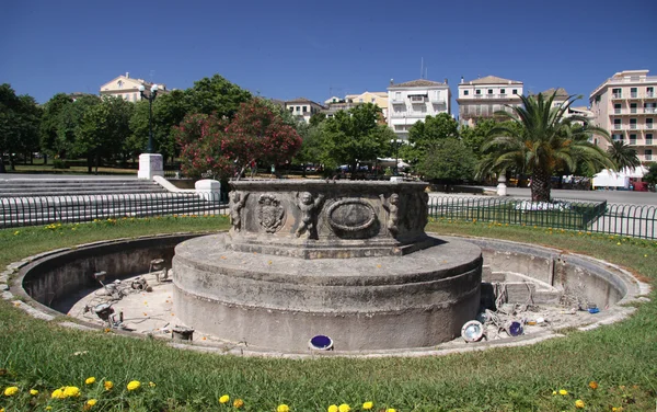 Fonte em corfu — Fotografia de Stock