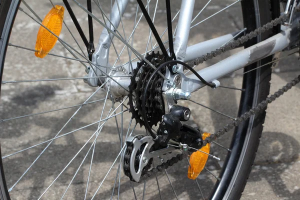 Bicicleta roda / andar de bicicleta — Fotografia de Stock