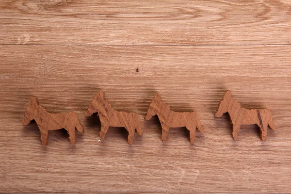 Varias figuras de madera — Foto de Stock