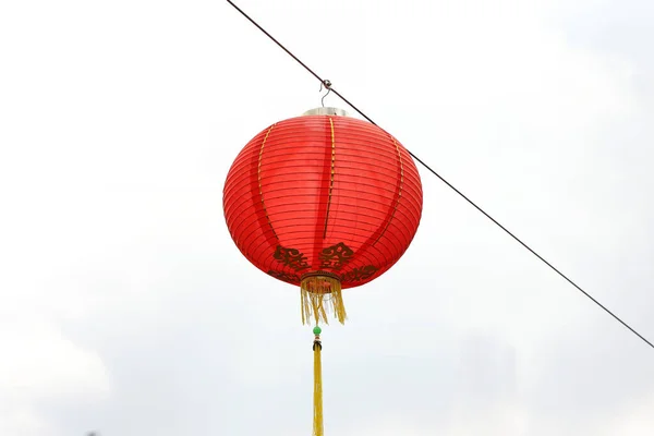 Rote Laterne am Eingang zum chinesischen Restaurant — Stockfoto