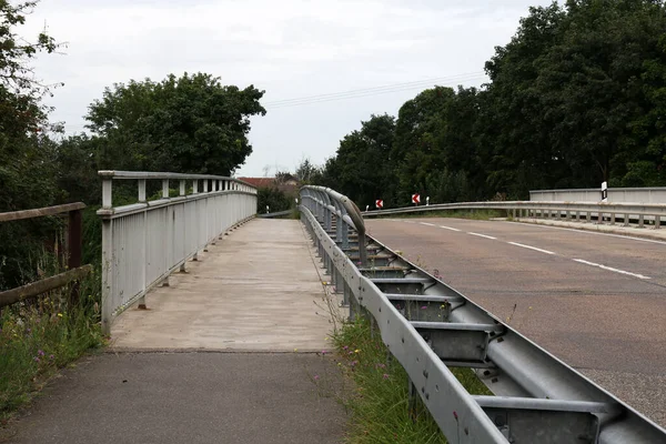 Most Samochodowy Autostradzie Niemczech — Zdjęcie stockowe