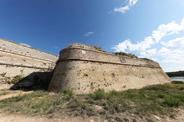 Fortaleza San Nicolás Entrada Bahía Sibenik Croacia — Foto de Stock