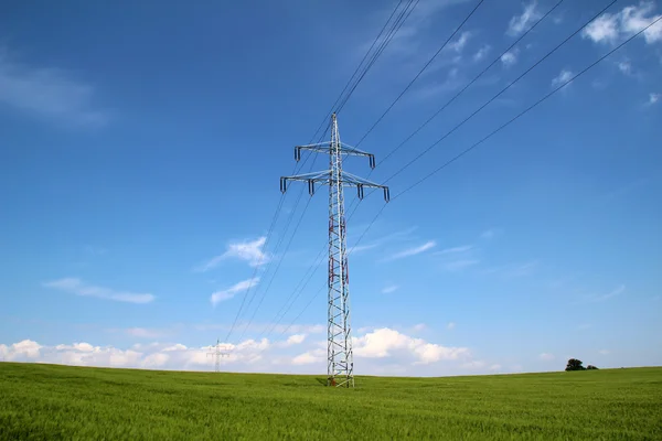 Linhas eléctricas — Fotografia de Stock