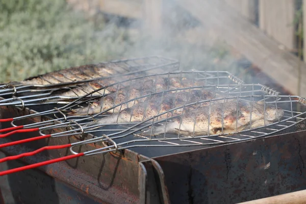 Parrilla de pescado —  Fotos de Stock