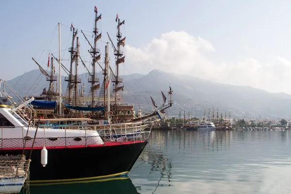 Přístavu Alanya, Turecko — Stock fotografie