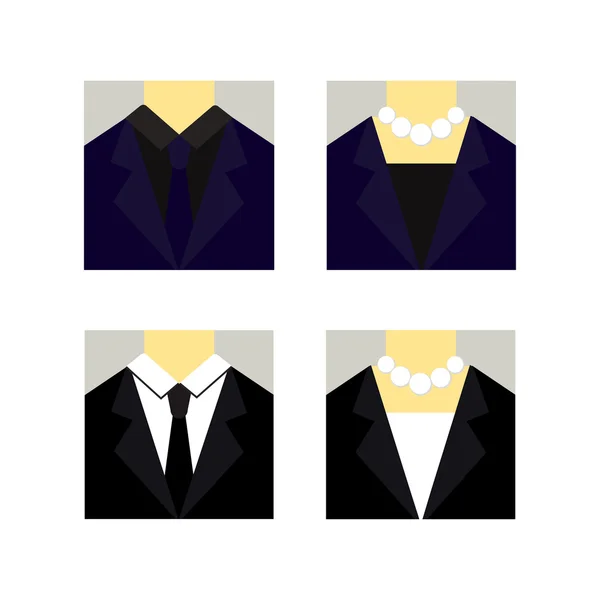 Çalışan kadın ve erkek için giyim