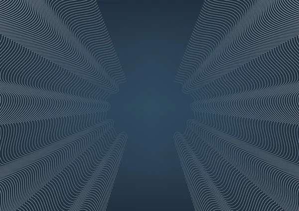 Beyaz eğri çizgi ve mavi arka plan