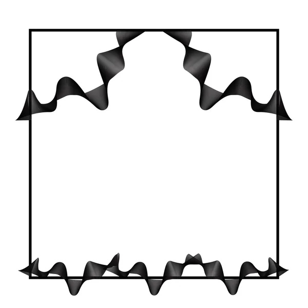 siyah kurdele ile beyaz arka plan