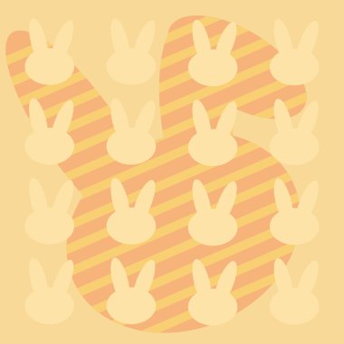 pastel renkli tavşan arka planı