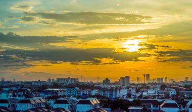gün batımı cityscape