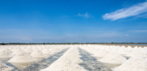 Salt evaporation pond — Stock Photo, Image