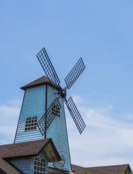 Windmills and blue sky — Stock Photo, Image