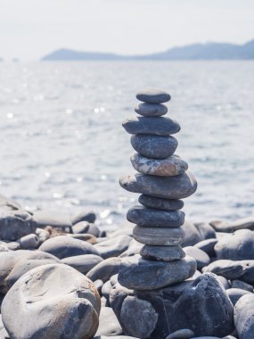 Kaplama taş at seaside